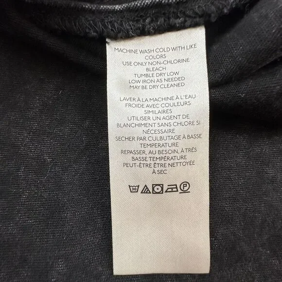 Free People Washed Black Oversized Jean Shirt Jacket - Picture 14 of 16